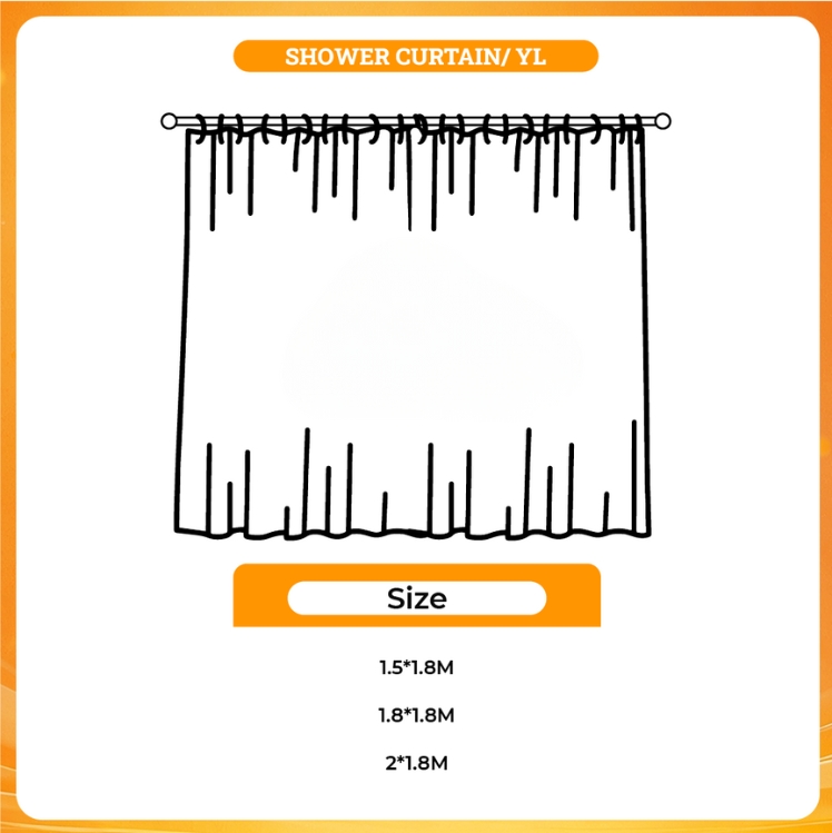 3D shower curtain - Enhypen Shop