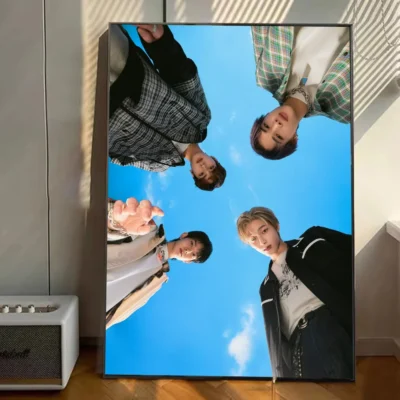 Sunoo Orange Blood Radiant Wall Art