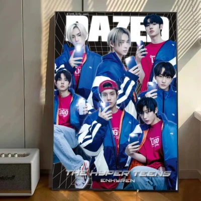 Jungwon Leader Aura Iconic Wall Art