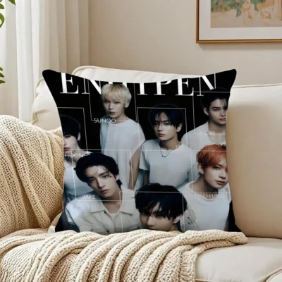Jungwon Leader Aura Iconic Throw Pillow