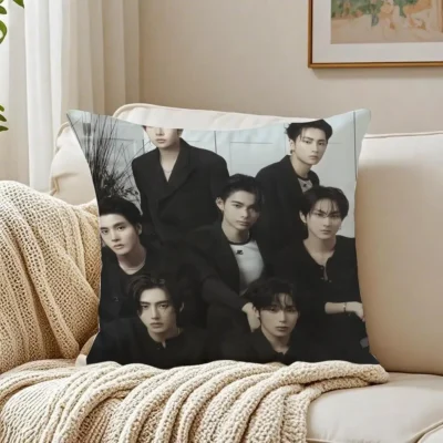 Jungwon Bite Me Fierce Throw Pillow
