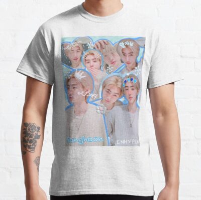 Enhypen Sunghoon Collage Hstay Design T-Shirt