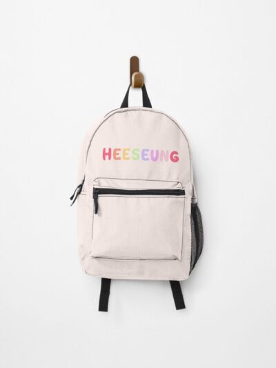 Heeseung Rainbow Letters Backpack
