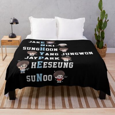 Enhypen Members Throw Blanket