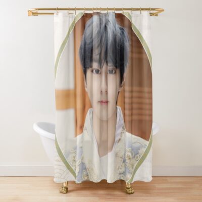 Jung Won Enhypen Photocard Shower Curtain