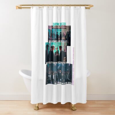 Drunk Dazed Shower Curtain