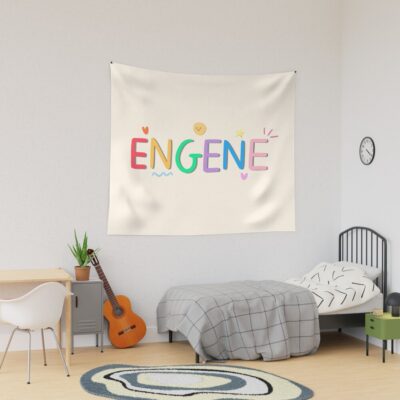 Engene Sticker Tapestry